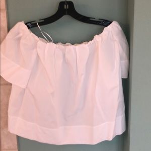 Vince white off the shoulder top.